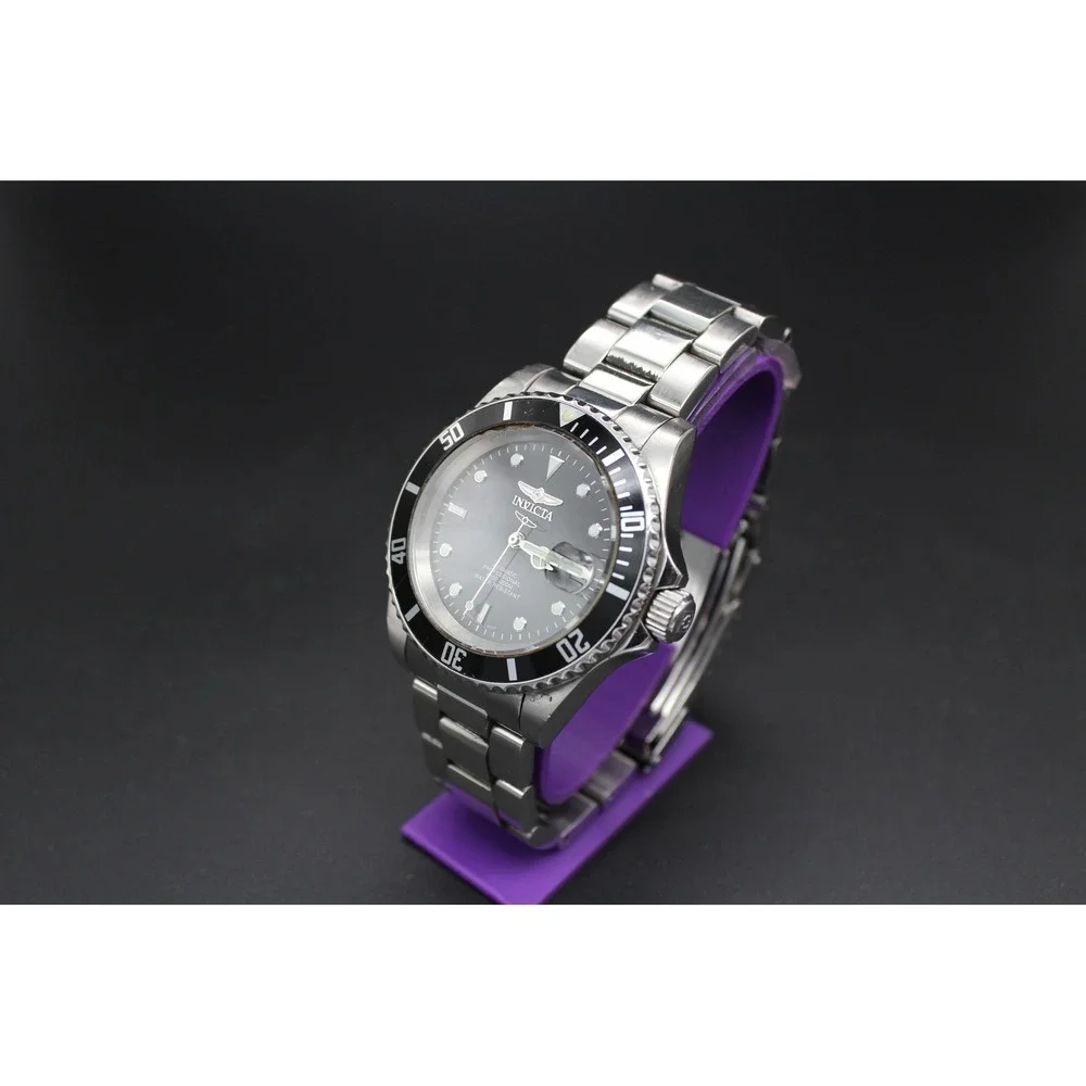 Invicta Pro‎ Diver Automatic Black Dial Stainless Steel Men's Watch Box & Papers